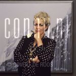 09-07-2001 Marte Roling at art gallery at Uithuizingen at Groningen 

[keywords]Eyecontact, Posed, Art, Half Length[/keywords]